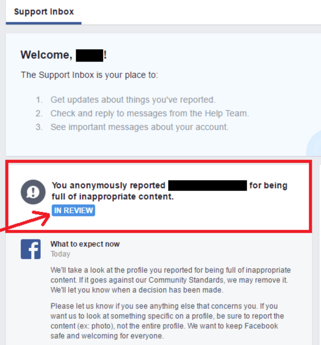 Facebook ad account hacked support inbox