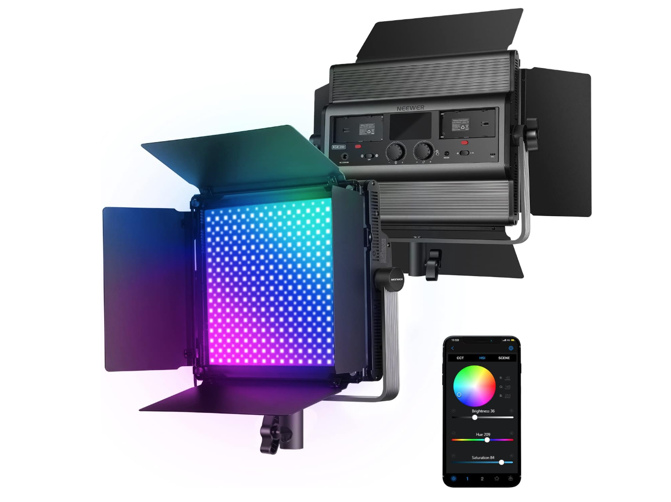 video studio RGB color