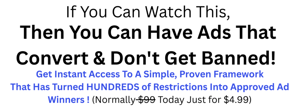 Facebook ad account restricted fix (