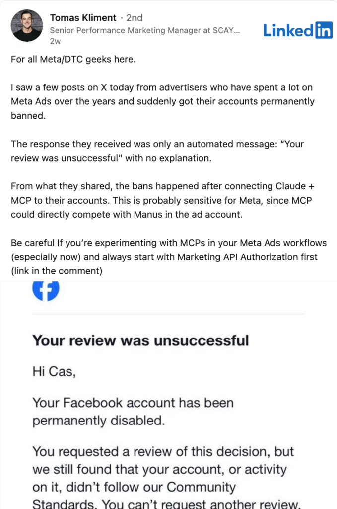 facebook ad account restricted stats